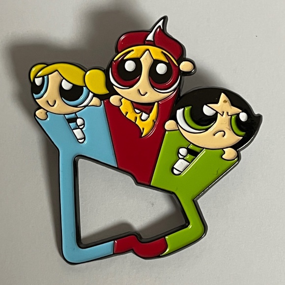 Powerpuff Girls New Era Frame Hat Pin Pins Hats Fitted Blossom Bubbles Buttercup - Picture 1 of 9